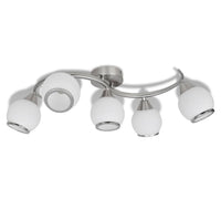 Lampada da soffitto lampadario in vetro per 5 lampadine E14 240987