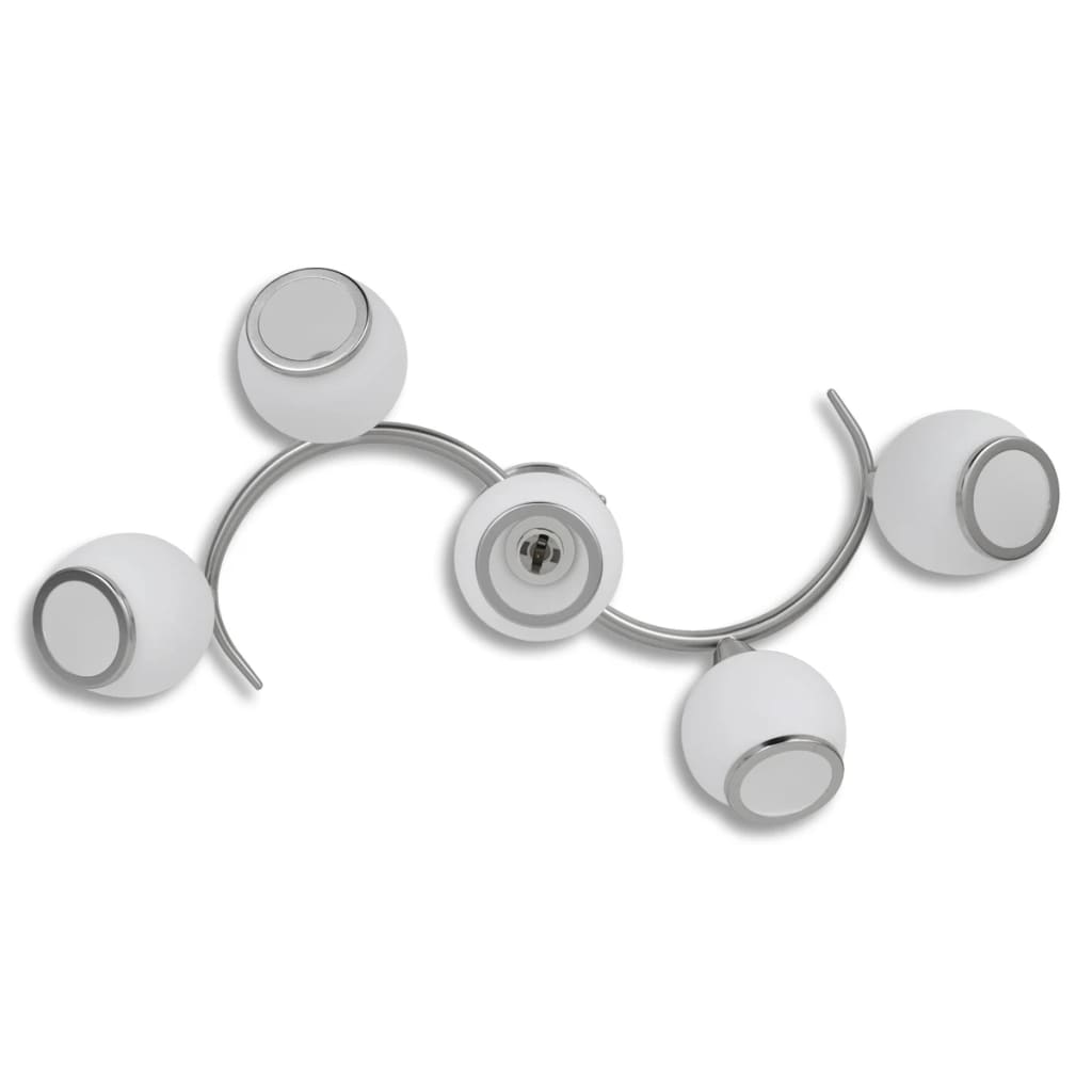 Lampada da soffitto lampadario in vetro per 5 lampadine E14 240987