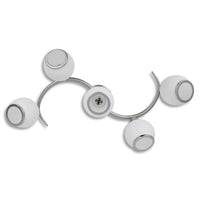 Lampada da soffitto lampadario in vetro per 5 lampadine E14 240987