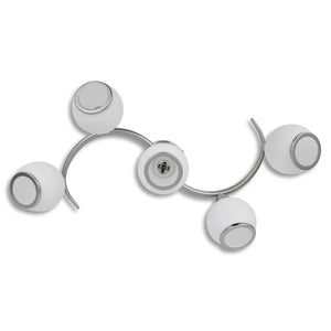 Lampada da soffitto lampadario in vetro per 5 lampadine E14 240987