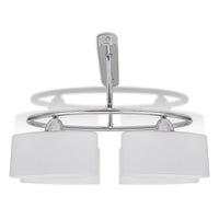 Lampada da Soffitto Ellissoidale Vetro Paralume 4 Lampadine E14 cod mxl 70784