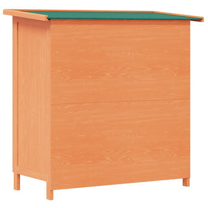 Conigliera all'Aperto Gabbia Piccoli Animali 4 Porte Legno 170159