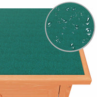 Conigliera all'Aperto Gabbia Piccoli Animali 4 Porte Legno 170159