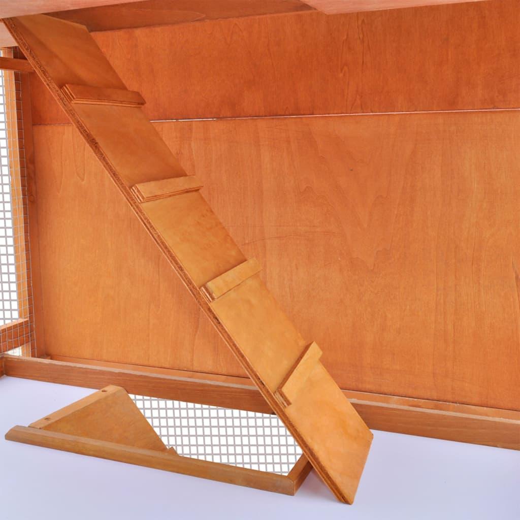 Gabbia da esterno 80 x 71 x 160 cm per piccoli animali 3 livelli x legno 02_0000619