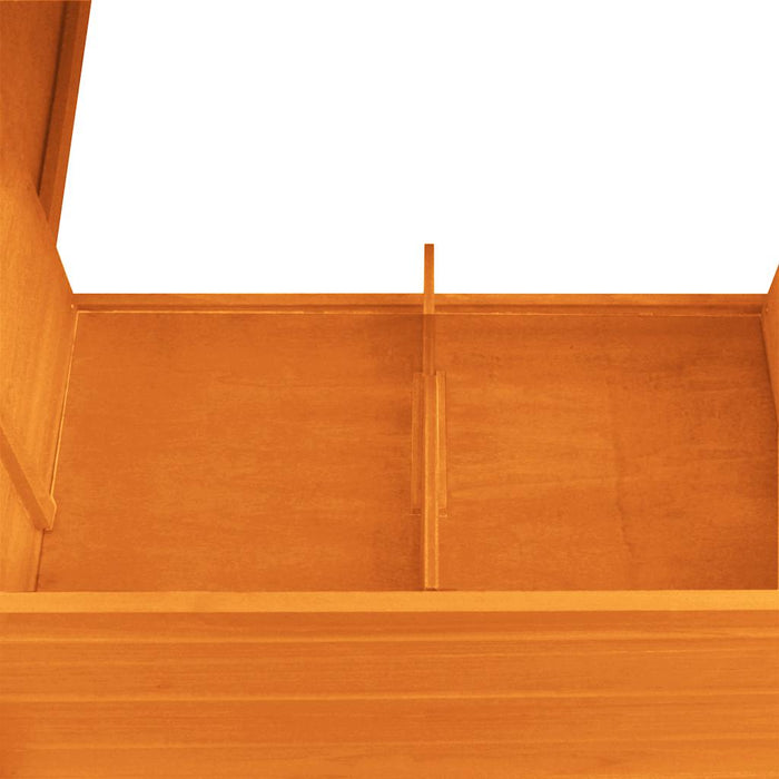 Pollaio all'Aperto con una Casetta di Cova in Legno 170164