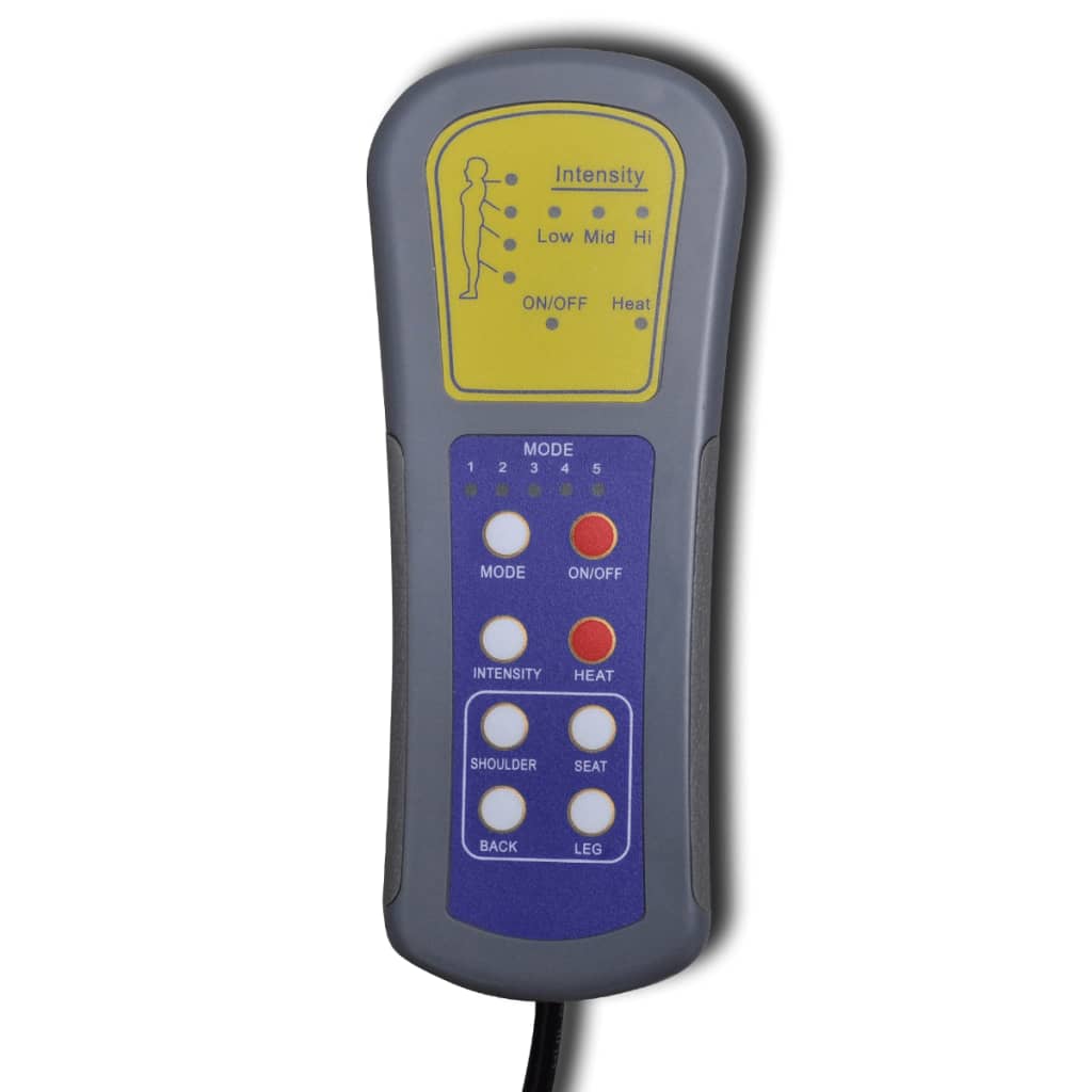 Lettino Massaggiante Nero in Similpelle cod mxl 32170