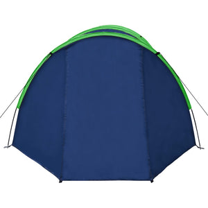 Tenda da Campeggio per 4 Persone Blu Marino/Verde 90516