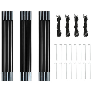 Tenda da Campeggio per 4 Persone Blu Marino/Verde 90516