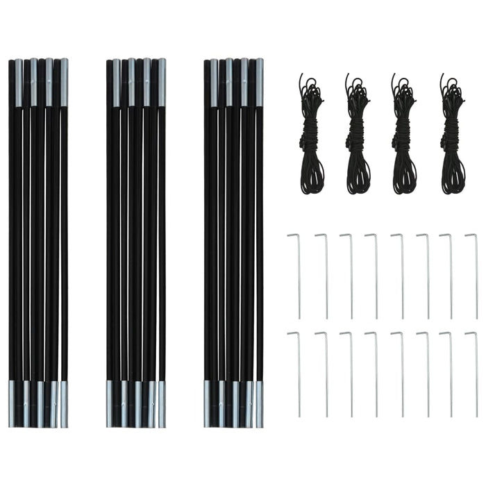 Tenda da Campeggio per 4 Persone Blu Marino/Verde 90516