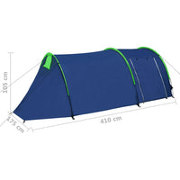 Tenda da Campeggio per 4 Persone Blu Marino/Verde 90516