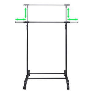 Appendiabiti Regolabile 4 Ruote 1 Asta Appendino 50259