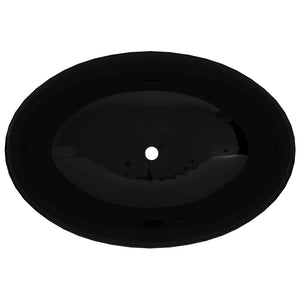 Lavabo bagno ovale lavabo 40 x 33 cm ceramica nera 02_0002481