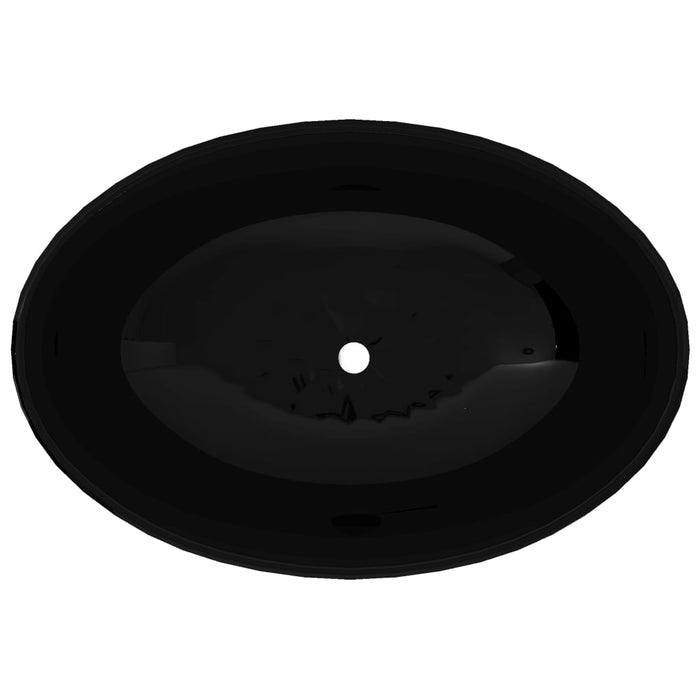 Lavabo bagno ovale lavabo 40 x 33 cm ceramica nera 02_0002481
