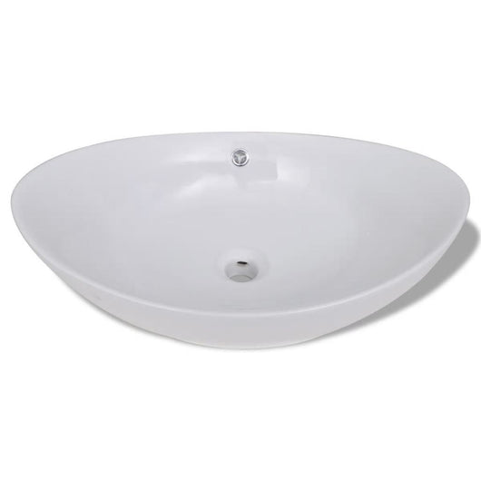 Lavabo bagno ovale con troppo pieno cm 59 ceramica bianca 02_0002483