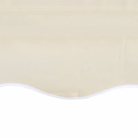 Tenda Parasole in Tela Crema 6x3m (Telaio non Incluso)
