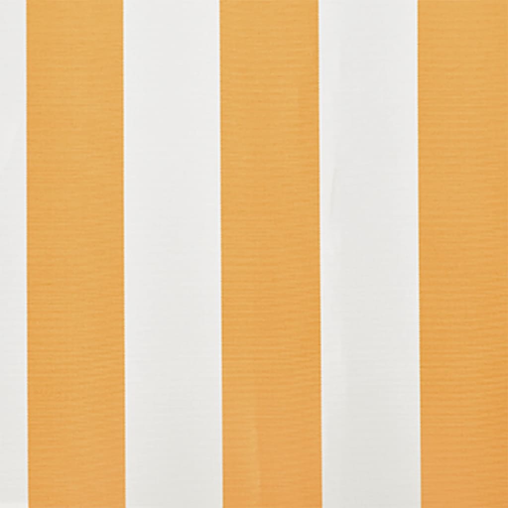 Tenda Parasole Tela Giallo e Bianco 4x3m (Telaio non Incluso) 141017