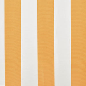 Tenda Parasole Tela Giallo e Bianco 4x3m (Telaio non Incluso) 141017