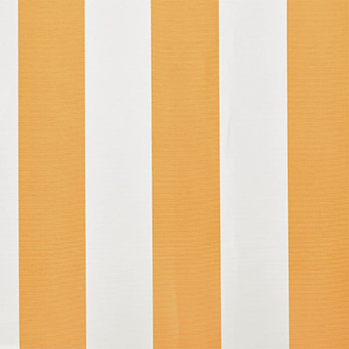 Tenda Parasole Tela Giallo e Bianco 4x3m (Telaio non Incluso) 141017