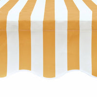 Tenda Parasole Tela Giallo e Bianco 6x3m (Telaio non Incluso) 141018
