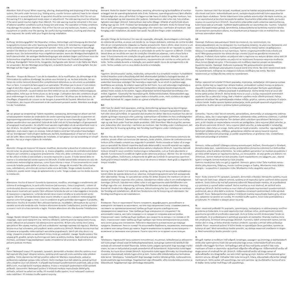 Tendalino Laterale per Patio Terrazzo 160 x 300 cm Rosso 41046