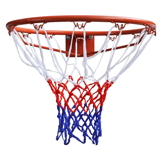 Set Canestro da Basket con Rete Arancione 45 cm 90498