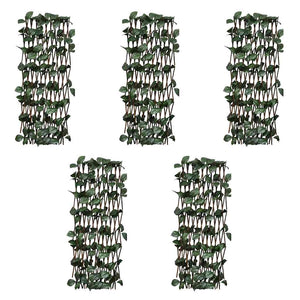 Recinto in Salice a Traliccio 5 pz Foglie Artificiali 180x90 cm cod mxl 18934