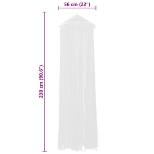 Set zanzariera per letto 56 x 325 x 230 cm 2 pezzi 50263