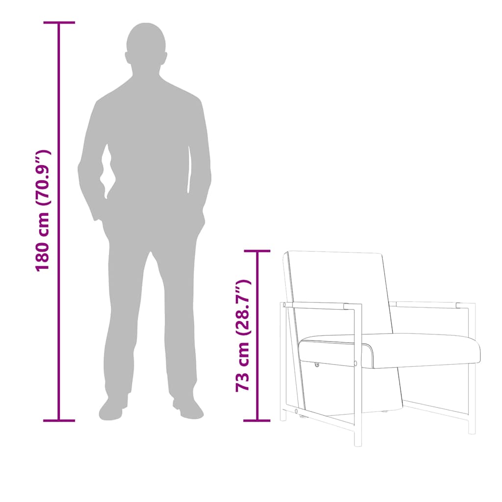 Poltrona con Gambe Cromate Nera in Similpelle 241006