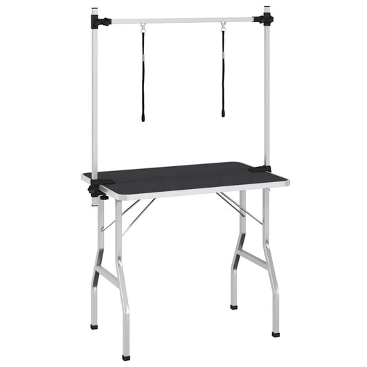 Tavolo Toelettatura Cani Gatti Animali Regolabile 2 Guinzagli 170170