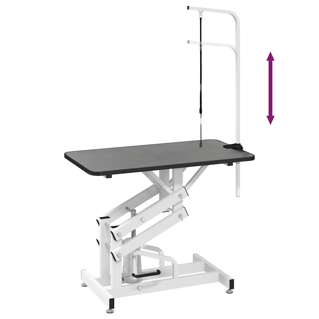 Tavolo di Toelettatura Idraulico per Cani Gatti Regolabile 170172