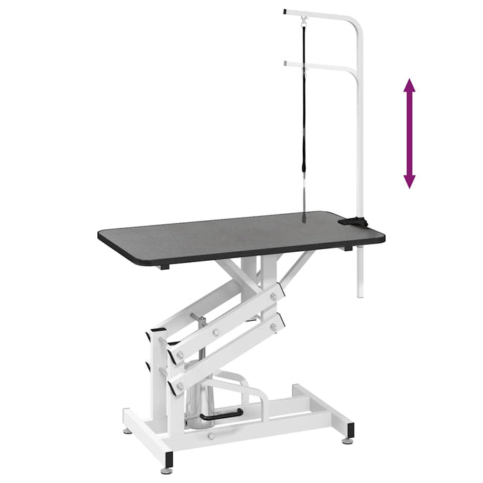 Tavolo di Toelettatura Idraulico per Cani Gatti Regolabile 170172