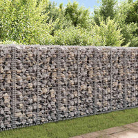 Cesto Gabbione con Coperchio in Filo Zincato 100 x 30 x 30 cm 141038