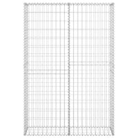 Cesto Gabbione con Coperchio in Filo Zincato 150 x 100 x 30 cm  cod mxl 6847