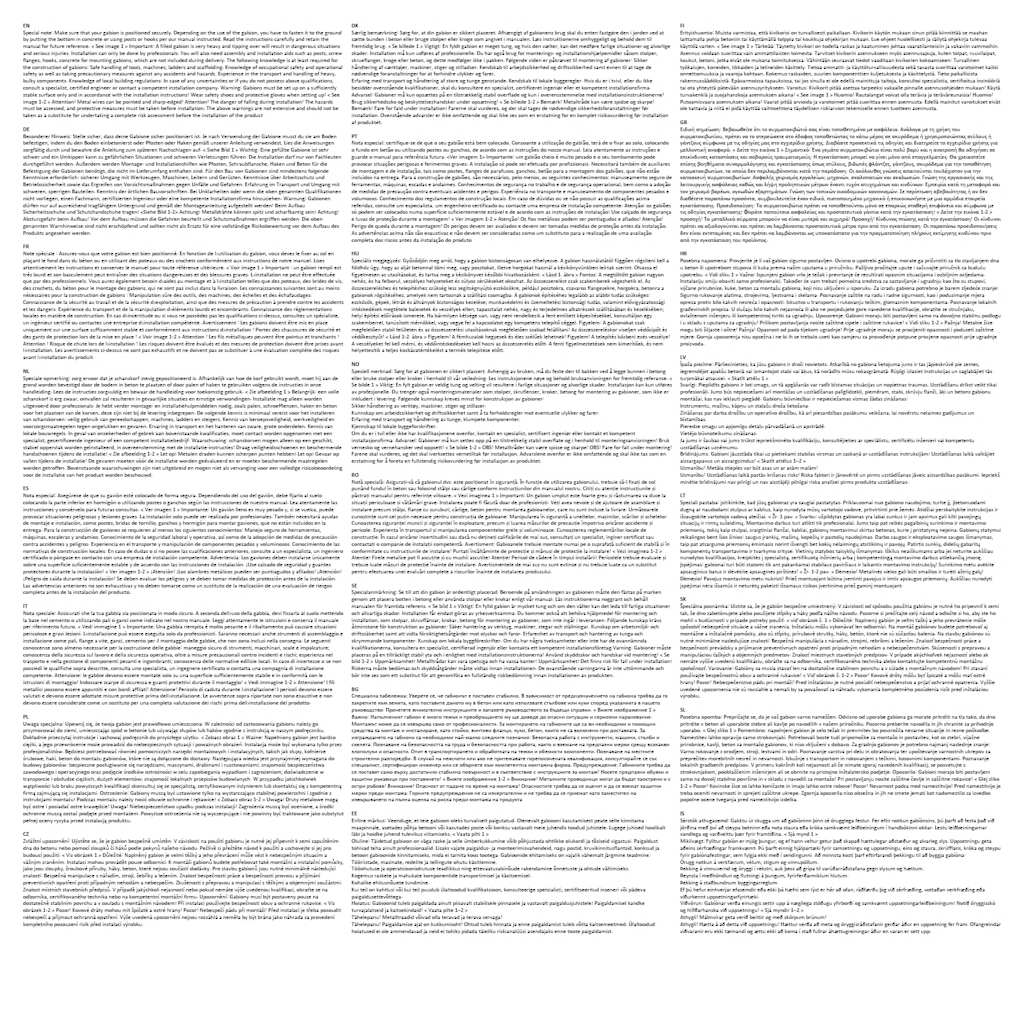 Cesto Gabbione con Coperchio in Filo Zincato 150 x 100 x 30 cm 141042