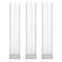 Set Gabbione 3 pz in Filo Zincato 25 x 25 x 150 cm  cod mxl 8994