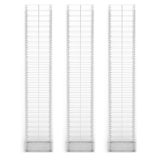 Set Gabbione 3 pz in Filo Zincato 25 x 25 x 150 cm 141046