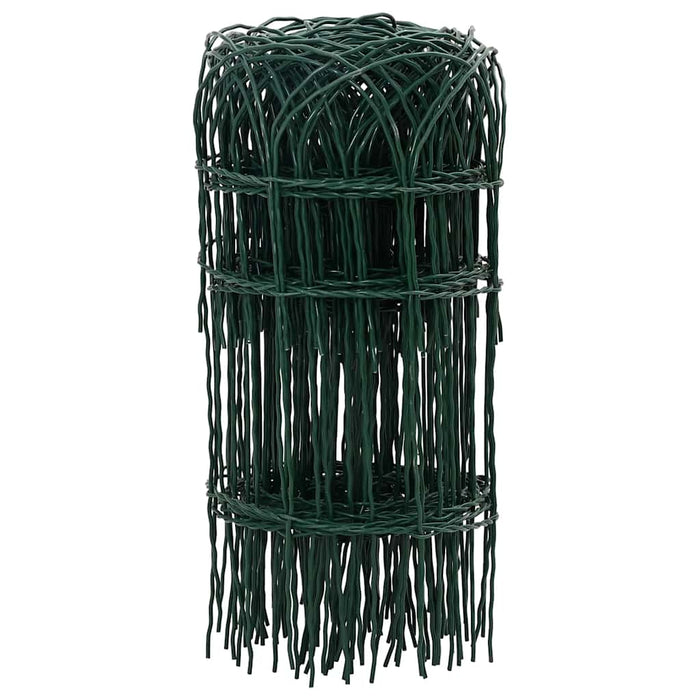 Recinzione per Giardino in Ferro Verniciato a Polvere 25x0,4 m