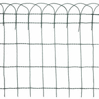 Recinzione per Giardino in Ferro Verniciato a Polvere 10x0,65 m 141073