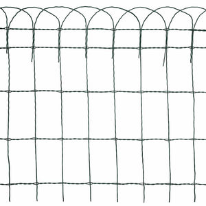 Recinzione per Giardino in Ferro Verniciato a Polvere 10x0,65 m 141073