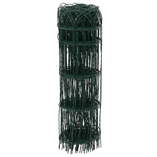 Recinzione per Giardino in Ferro Verniciato a Polvere 25x0,65 m