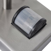 Lampada da parete in acciaio inossidabile forma pagoda con sensore 41093