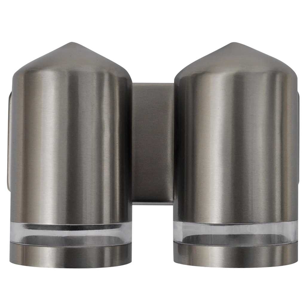 Lampada a Muro a LED in Acciaio Inox con Testa in GiÃ¹ a Cono cod mxl 66790