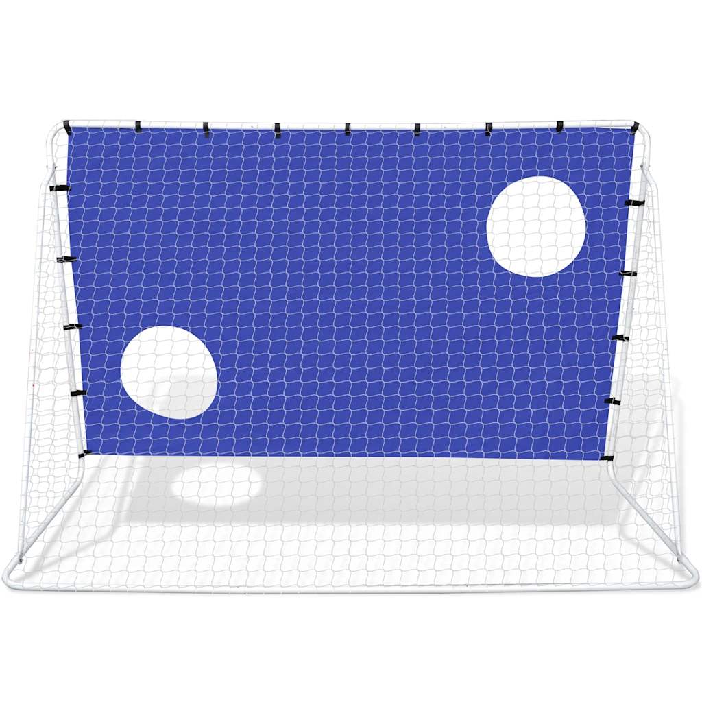 Porta da Calcio e Telone con Buchi per Allenamento 240x92x150cm 90573