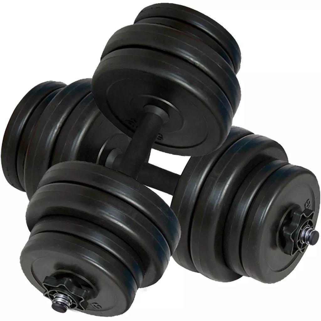 Set panca pesi con manubri 30 kg sport fitness 02_0000036