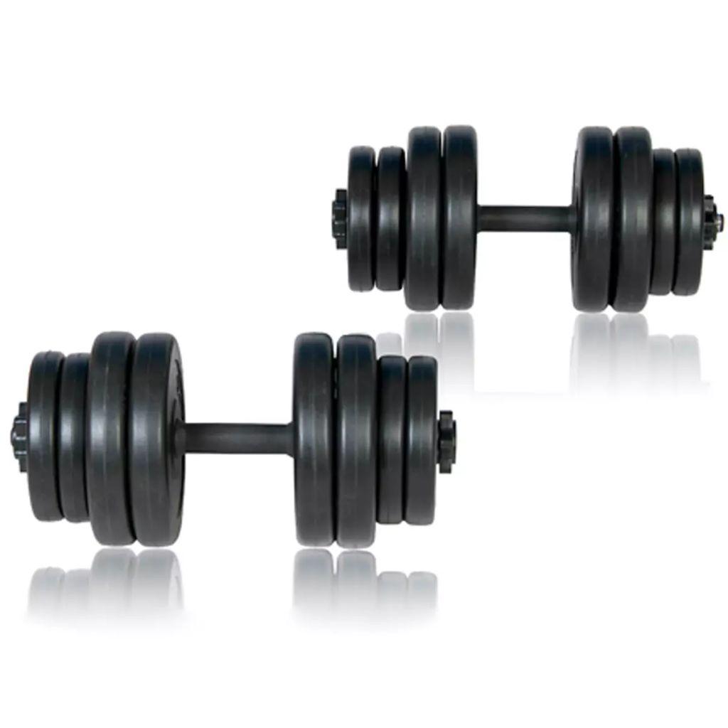 Set panca pesi con manubri 30 kg sport fitness 02_0000036