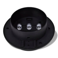 Lampade Solari 6 pz Luci per Recinzioni Nere  cod mxl 58787