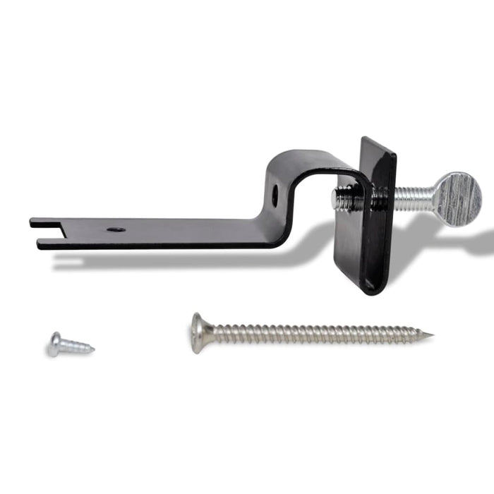 Lampade Solari 6 pz Luci per Recinzioni Nere  cod mxl 58787