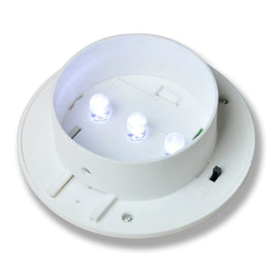 Esterno Lampada solare Set 6 pezzi Recinzione luce bianca 41181