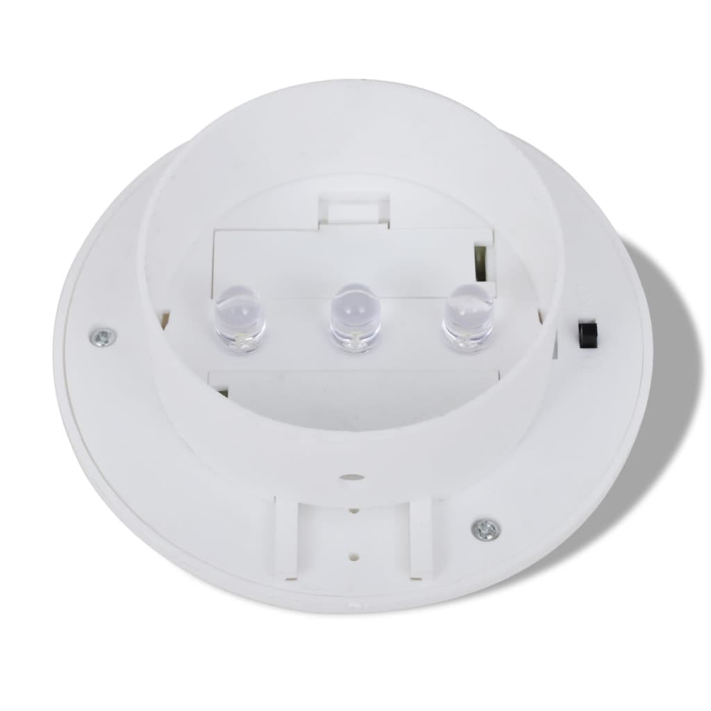 Esterno Lampada solare Set 6 pezzi Recinzione luce bianca 41181