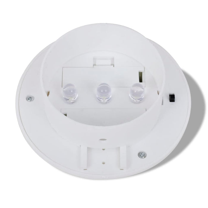 Esterno Lampada solare Set 6 pezzi Recinzione luce bianca 41181